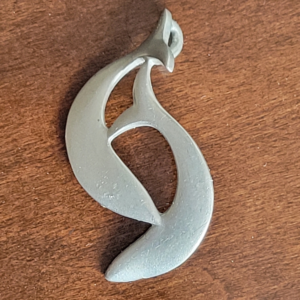 Ken Kantro Lovell Designs Signed ‘86 Pewter Pendant